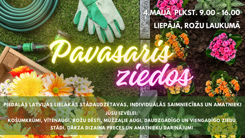 ''Pavasaris ziedos'' Liepājā