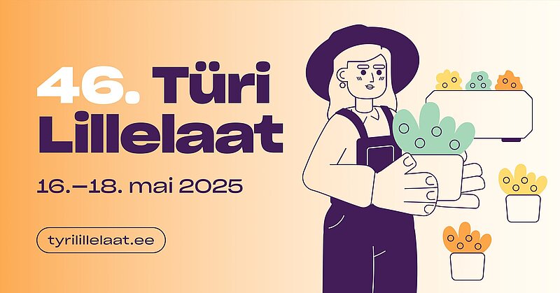 Türi ziedu gadatirgus