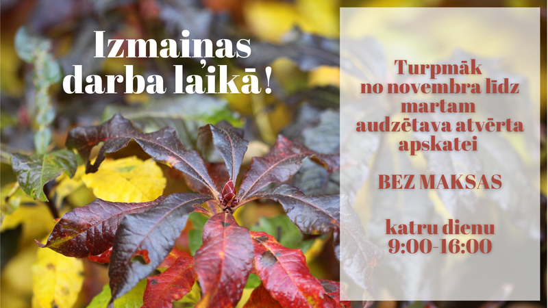 Izmaiņas darba laikā