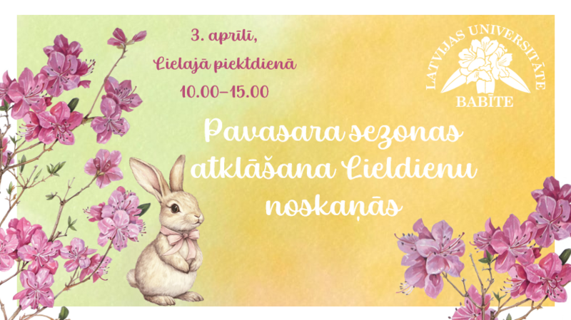 Pavasara sezonas atklāšana Lieldienu noskaņās